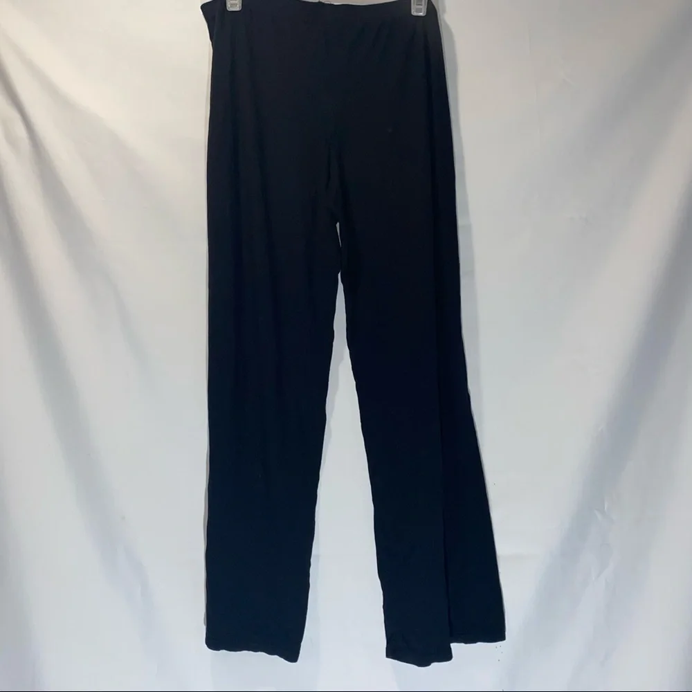 Nicole Miller Black Lounge Pants Women’s Size Large - Picture 2 of 5